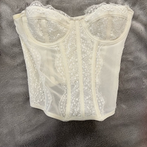 Urban outfitters Out from under modern love corset white small - Picture 1 of 5